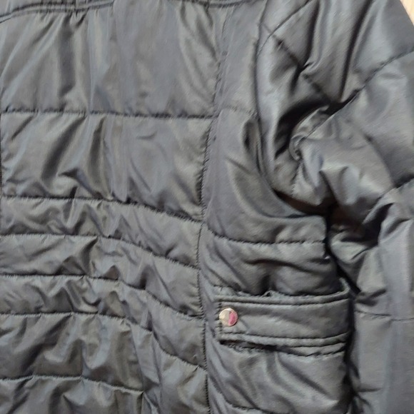 Liz Claiborne Women's Quilted Winter Jacket Coat Black Size 2X - Picture 5 of 10